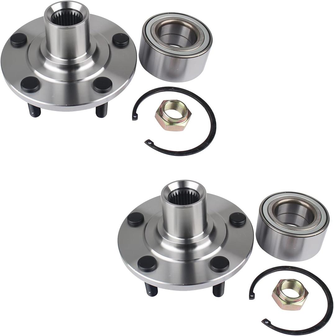 PAROD 2PCS BR930558K Wheel Hub Bearing Assembly Front Fit for Dodge Caliber 2007-2012, Jeep Compass/Patriot 2007-2013 Passenger and Drive Side