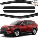 Window Visors Rain Guards for 2019-2025 Toyota RAV4 | Out-Channel Window Vent Wind Deflectors Visors Shades Protectors for 19 20 21 22 23 24 25 Toyota RAV4