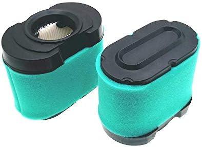 MOWFILL 2 Pack 792105 Air Filter Replace for BS 276890, 4233, 5405, 5405H, 5405K, 593240, 798748 OEM Air Cleaner Cartridge with 792303 Pre Filter Fits Lawn Mower Air Cleaner Element
