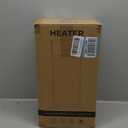 Space Heater - 1500W Portable Space Heaters for Indoor Use, PTC Ceramic Electric Heater with Remote, 4 Modes, 9H Timer, Low Noise, 70Oscillation, Overheat & Tip-Over Protection for Office Home (Black)