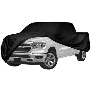 Proadsy 2025 Upgrade Car Cover Custom Fit for Ram 1500 2019-2024 2025, Waterproof All Weather for Automobiles, Windproof Snowproof Rain Hail Sun UV Protection Full Outdoor Indoor Exterior Car Covers, Black