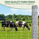 Cattle Fence, Farm Fence 4ft x 164ft - 14 Gauge Galvanized Wire Fence