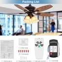 Universal Ceiling Fan Remote Control Kit Dimmable, Replacement for Harbor Breeze Hunter Hampton Bay Litex Kichler Allen + Roth Westinghouse Honeywell Ceiling Fans FAN-28R KUJCE9103 CHQ8BT7030T