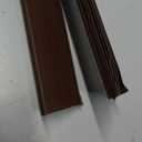 Novabright 2 Pack 48” Staple-on Vinyl Door Bottom Sweep with Drip Cap Fin