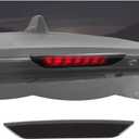 RT-TCZ Smoked Black Third 3rd Brake Light Cover High Mount Stop Lamp Cover Trim Exterior Accessories for Jeep Grand Cherokee 2011-2022, for Dodge Durango 2014-2020,for Jeep Compass 2011-2016