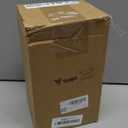 Yeaqee 50 Pcs Mini Metallic Paper Gift Bags with Handles 4x2.75x4.5'' Tiny Small Gift Bags with Thank You Tag for Wedding Graduation Birthday Party Return Gifts Jewelry Business (White,Silver)