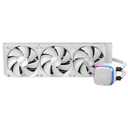 Iota L36 WH AIO CPU Liquid Cooler 360mm with Temp Digital Display,ARGB Aluminum Alloy Pump,Fluid Dynamic Bearing PWM Fans,TDP300W Water Cooling System for Intel LGA 115x/1200/1700/1851 & AMD AM4/AM5