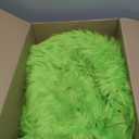 iMucci 60inch Christmas Tree Skirt Wool Fur Green Tree Skirt Small Tree Skirts Green Trees Skirt Holiday Party Decoration