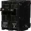 Siemens Q225 25-Amp Double Pole Type QP Circuit Breaker Black