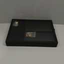 Card Display Cases, Graded Sports Card Display Case - 6 Card Holder with UV Protection - Pin Display Frame - Wall or Countertop Display for Baseball Basketball Football Trading Cards (Black)