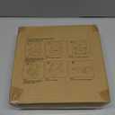 HORLIMER 6x4x1 inches Shipping Boxes Set of 50, White Corrugated Cardboard Box Literature Mailer