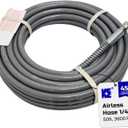Cosmostar 1/4" x 50 feet Airless Sprayer Hose - 3600 PSI Max Pressure, Durable & Universal Fit Whip Hose