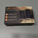 Led Night Lights Plug into Wall, 3000K/5000K Switchable, 2 Pack, Plug in Night Light, 0-100LM Dimmable Night Light, Modern Nightlights, Dusk To Dawn Sensor for Bedroom Bathroom Kitchen Stairs