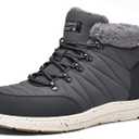 Bruno Marc Men's Winter Boots Outdoor Cold-Weather Warm Lightweight Walking Boots (11, Grey)