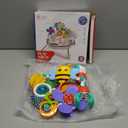 Adjustable Arch Bassinet Toys for Infant & Toddlers, Stroller Arch, Baby Crib Toys with Fascinating Hanging for Stimulating Babys Senses and Developing Motor Skills (Set5)