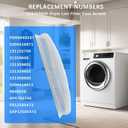131359600 131359602 Dryer Lint Filter Case Screen Replacement, Compatible with ken-more and frigi-daire Dryer Lint Filter, Replace 5304516871, 131152700, 131359601, 131359602, 131359603, 5304516872