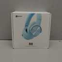 Picun B8 Bluetooth Over Ear Headphones, 120H Playtime with 3 EQ Modes, Low Latency, Hands-Free Calls, Deep Bass for Travel, Home, Office & PC (Cyan)