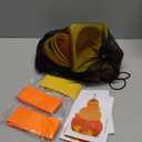 4 in 1 Fall Festival Thanksgiving Party Games with Ring Toss, Plastic Cones, Bean Bags, 3-Legged Race Bands, Thanksgiving Games for Family Boy Girl Adult Carnival Friendsgiving Outdoor Yard Activities