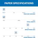 Hammermill Paper, Premium Laser Print Paper 8.5 x 11 Paper, Letter Size, 3 Hole, 24lb Paper, 98 Bright, 1 Ream / 500 Sheets (107681R)