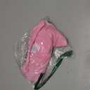 I Wear Pink for My Sister Messy Bun Breast Cancer Support T-Shirt (Pink, L)