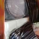 HEAVYWEIGHT 400 Pcs Clear Black Plastic Dishes