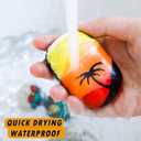 Blue Paint Markers, 24 Pack Oil-Based Waterproof Quick Dry Permanent Paint Pen Set for Rocks Painting, Wood, Fabric, Plastic, Canvas, Glass, Mugs, Metal, Tire, Stone, DIY Craft