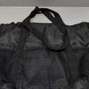HOMESPON Beach Bag Large Waterproof Sandproof Foldable Tote for Women with Zipper Mesh Pockets for Pool Swim Travel Everyday (Black)