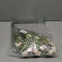 VIERENA 12 Pcs Faux Silk Peony Artificial Flowers for Vase -27", Bulk Fake Peonies Branches with Stems for DIY Bouquet Centerpieces Wedding Fillers Arrangements Shower Decorations (Beige)