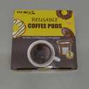 5 Pack Ninja Reusable Coffee Pods: Reusable K Cups for Ninja Coffee Maker - Refillable Coffee Filters for Ninja DualBrew Pro CFP201 CFP300 CFP301 CFP305 CFP307 CFP400 (5* Black K Cups for Ninja DualBrew Pro)
