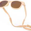 Polarized Baby Sunglasses With Strap - Unbreakable Flexible Infant Sunglasses For Toddlers Newborns 0-24 Months (Peach)