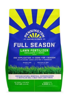 Pennington Full Season Lawn Fertilizer 32-0-5 4M 11.2lb, BBD DEC 2025