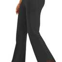 G4Free Fleece Lined Leggings Women Yoga Dress Pants with 4 Pockets Stretchy Work Pants Business Casual 29"/31"/33" (Medium Petite, Black)