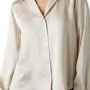 Velvet by Graham & Spencer Women's Soho Long Sleeve Relaxed Fit Shirt (Large)