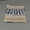 Blue Yellow Pillow Covers 18x18 Set of 2 Gray Grey Dot Print Striped Decorative Throw Pillows Outdoor Boho Rustic Pillowcase Farmhouse Linen Cushion Case Decor for Home Sofa Couch Bed