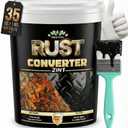 2 in 1 Rust Converter & Metal Primer, 35 oz Black Rust Reformer Paint for Metal, Trailer, Truck Frame, Car Chassis, Ultra Rust Encapsulator & Inhibitor, Heat Resistance Rust Neutralizer & Conversion