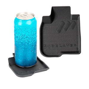 BaseLayer Set of 4 Car Mat Coasters, Made in the USA