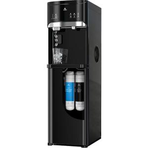Avalon Bottleless Water Cooler Water Dispenser with Bullet Ice, 22 LBS Per Day, 3 Temperature Settings, Dual NSF Filtration, Electronic Display, Indicator Lights, ETL Listed