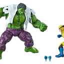 Marvel Legends 80th Anniversary Wolverine and Hulk 6-Inch Action Figures - Exclusive