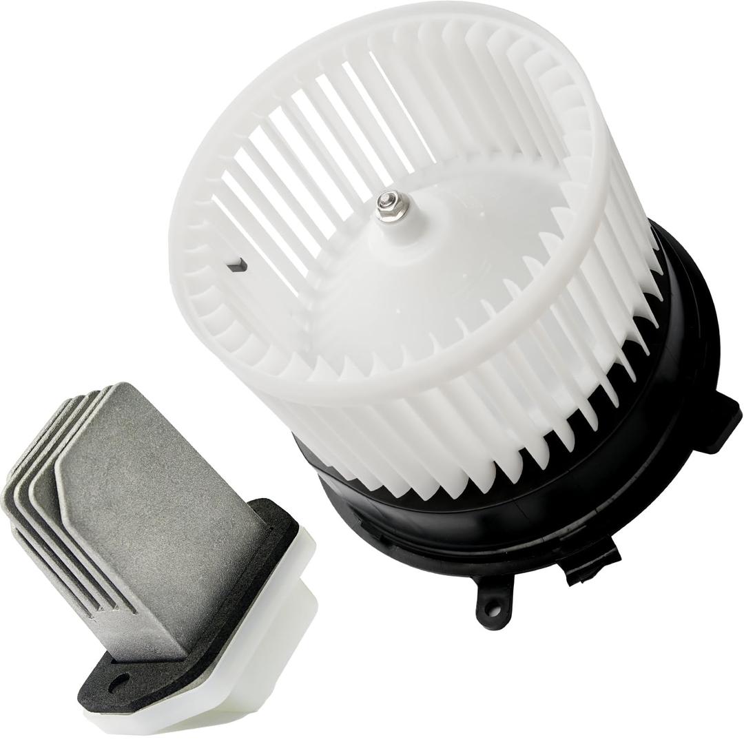HVAC Heater Blower Motor and Resistor Assembly Compatible with 2007-2012 Nissan Sentra 2008-2013 Nissan Rogue 2014-2015 Nissan Rogue Select Replace 27225-ET10A 700253 27225EN000 27761-4BA0A 973581