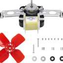 BlueStars 482731 Refrigerator Evaporator Fan Motor Kit - Compatible with Whirlpool Kenmore Refrigerators/Freezers - Replaces 0056801 1100473 PS376645 AP3110929 R0950025