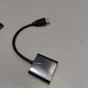HDMI to VGA Adapter 1080P, HDMI Male to VGA Female Adapter with Audio and DC for Laptop,pc,Desktop,TVbox,Xbox,PS3,PS4 etc -Black