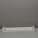 DEZ FURNISHINGS Cordless No Tools 1" Magnet Mini Blinds for Metal Doors, Room Darkening, 25" W x 42" H, White