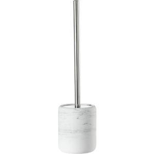Bathroom Accessory Toilet Brush and Holder (White)