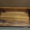 Acacia Guest Towel Napkin Holder 10x6", Paper Hand Towels Tray Holds Paper & Cloth Linen Napkin on Table, Kitchen Counter, Bathroom - Durable, Natural, Dark Stained Organizer for Party, Wedding, Event