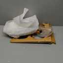 Seven Sparta 3 Tier Fruit Bowl for Kitchen Counter (PLUS Series) / Ceramic Serving Bowls with Bamboo Stand/Big Size Tiered Fruit Basket for Fruit Vegetable Storage, Dessert, Salad Buffet Server