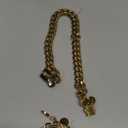 Gold Stainless Steel Cuban Link Heavy Duty Dog Collar for Small Medium Large Dogs, American Bully French Bulldog Dog Necklace Collar with Safety, Size: 16 Inch