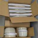 AmorArc Cereal Bowls Set of 4, Plates Set of 4, for Kitchen, 26 Oz Stoneware Soup Bowls Set for Cereal Soup, Modern Kitchen Bowls for Meal, Dishwasher & Microwave Safe, Reactive Glaze