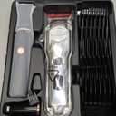 oneisall Dog Grooming Kit for Heavy Thick Hair&Coats/Low Noise Rechargeable Cordless Waterproof Dog Clippers for Grooming Animals&Pets/Pet Shaver with Stainless Steel Blade and Paw Trimmer