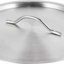 Restaurantware LID ONLY: Met Lux Lid For Stock Pot 1 Lid For 21 Quart Stock Pot - Stock Pot Sold Separately With Handle Stainless Steel Lid For Cooking Pot With Handle For Home Or Restaurant
