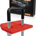 DEEAGLE Hitch Tightener Anti Rattle Stabilizer for 1.25" to 2" Trailer Hitches Reduce Movement On Hitch Mount Cargo Carrier Bike Rack Boat, RV Trailer Accessories, Black & Red
